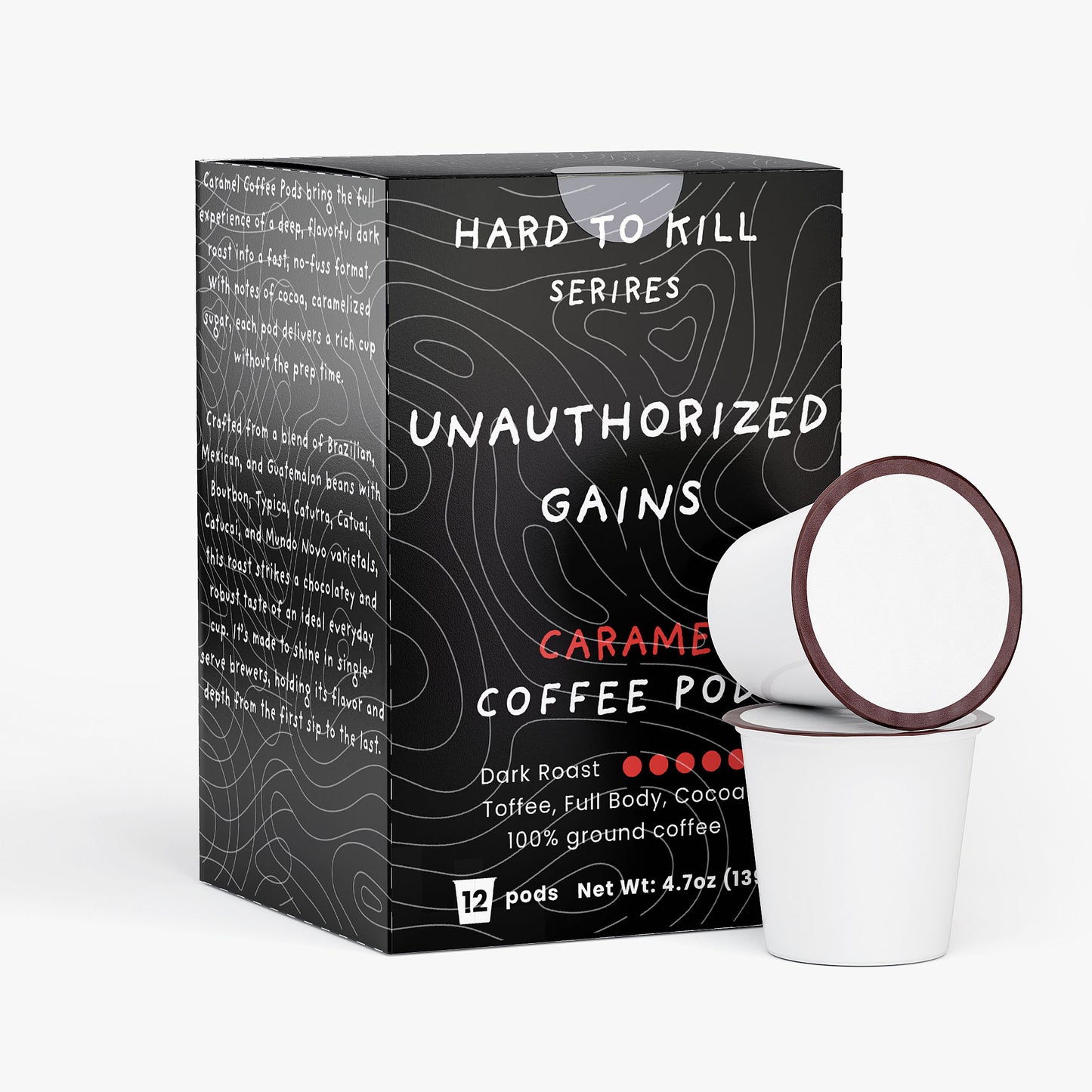 Caramel Coffee Pods (Dark Roast)